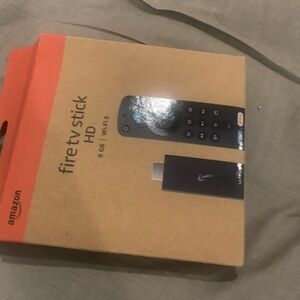 Amazon Fire TV Stick HD 8GB Wi-Fi - Black and Orange
